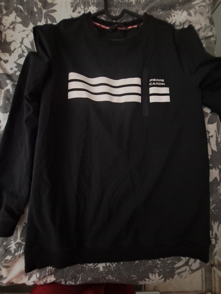 Pierre Cardin Siyah Fermuarlı Sweatshirt - Görsel 2