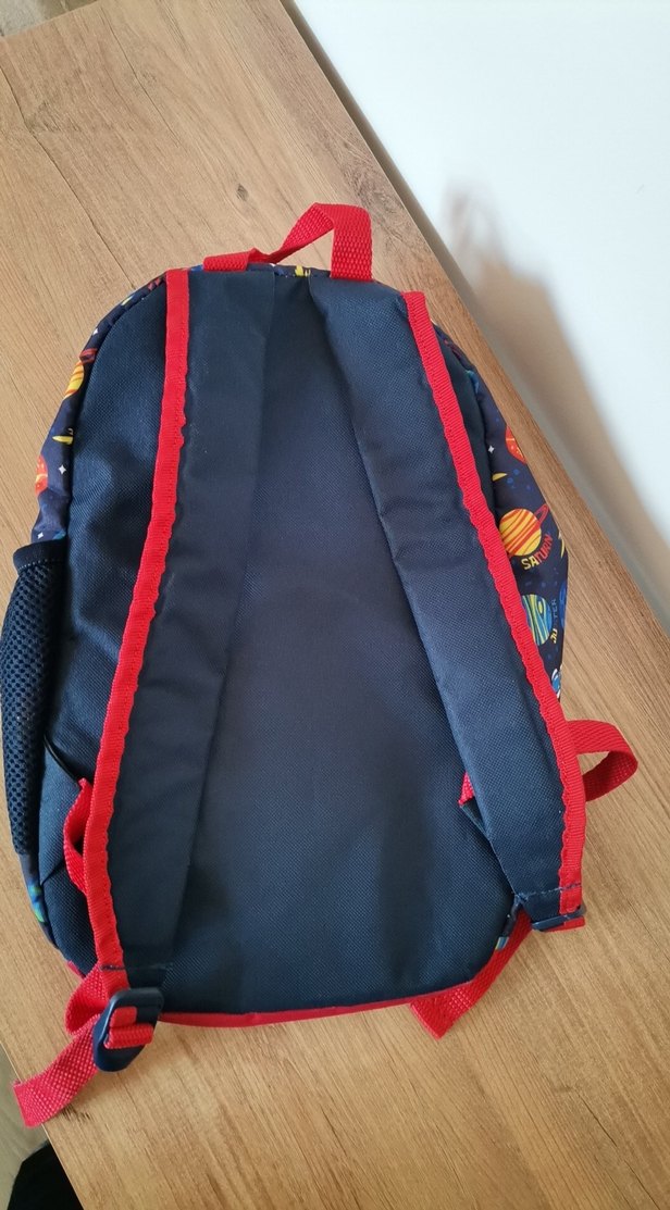 Çocuklar için Çok Renkli Uzay Temalı anaokulu çantası. LCWaikiki - Görsel 2