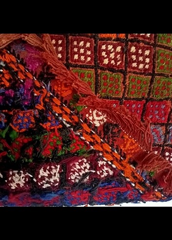 El Dokuma Yörük Halı (kilim) kök boyama - Görsel 7