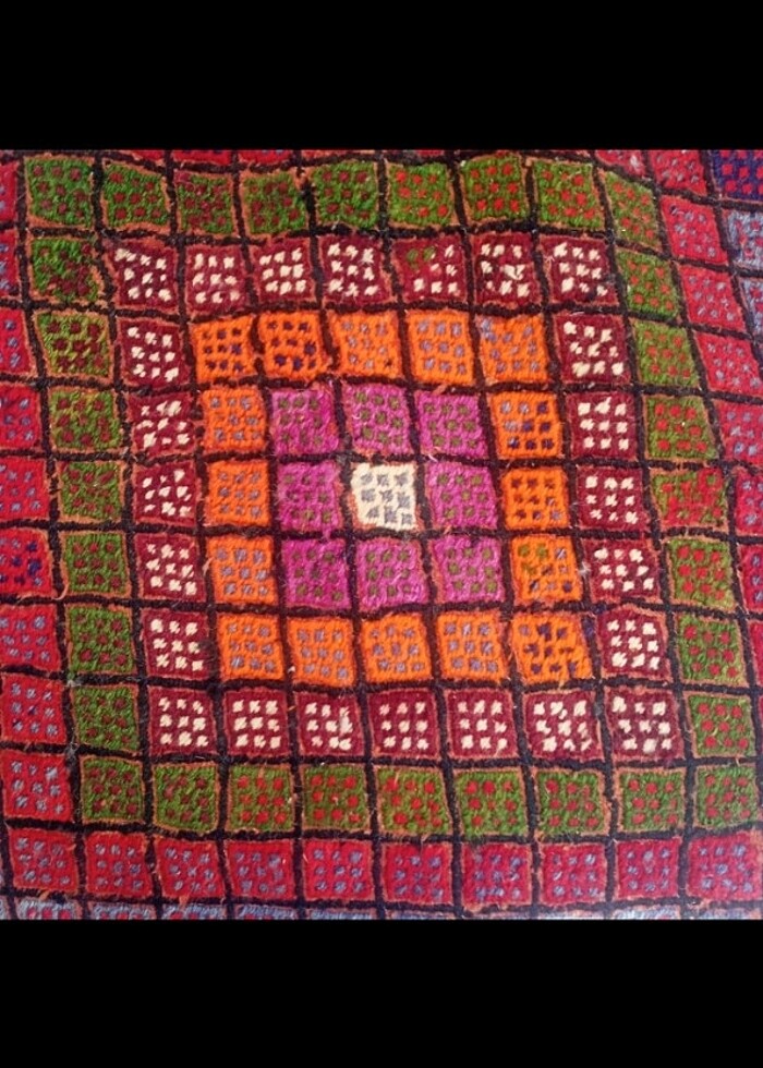 El Dokuma Yörük Halı (kilim) kök boyama - Görsel 3