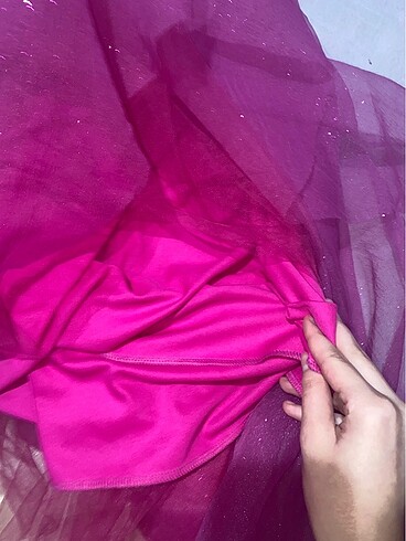 s Beden pembe Renk Pembe midi elbise