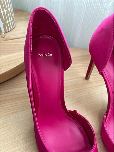 38 Beden pembe Renk Mango stiletto