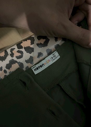 Askılı, Kemerli Kısa Kız çocuk Tulum - Görsel 2