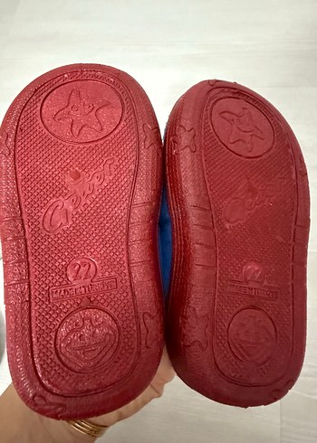 Erkek Çocuk Mavi Nakışlı Sıcak Terlik - Görsel 4