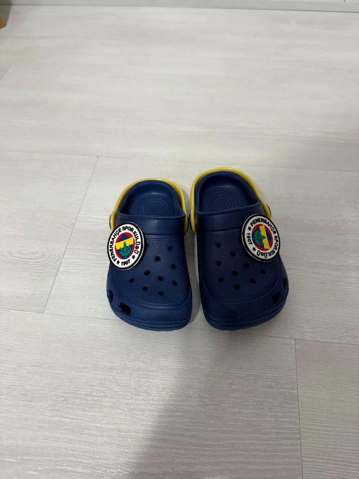 Erkek Çocuk Mavi Kaydırmaz Terlik - Görsel 2