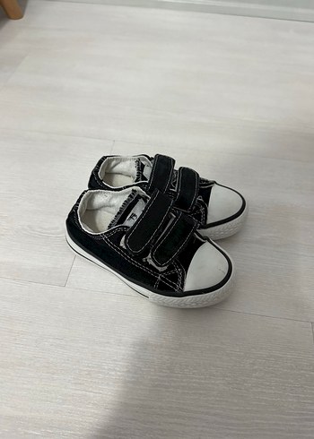 Erkek Çocuk Siyah Cırt Cırtlı Spor Ayakkabı - Görsel 3