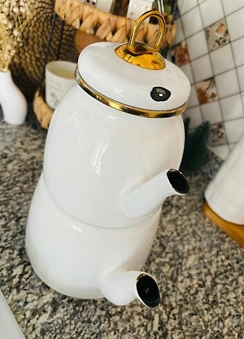Beden beyaz Renk Çaydanlık