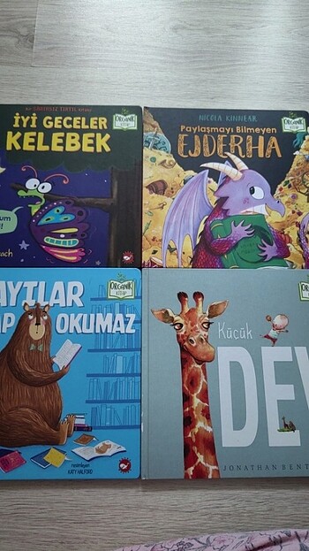 4 adet pedagog onaylı kitap