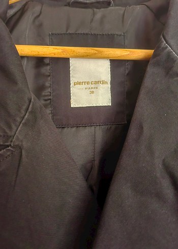 Pierre Cardin Siyah Trenckot