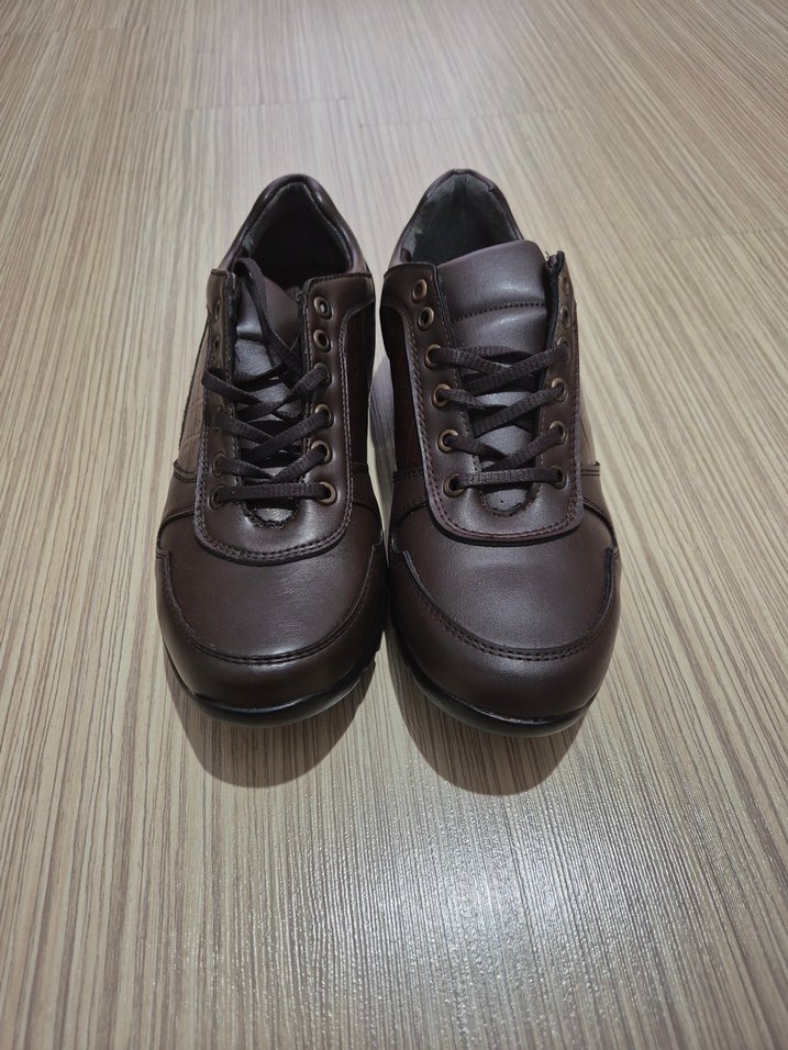 Erkek Koyu Kahverengi Bağcıklı Klasik Ayakkabı - Görsel 2