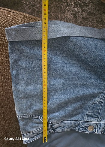 Mavi hamile Denim Şort - Görsel 4