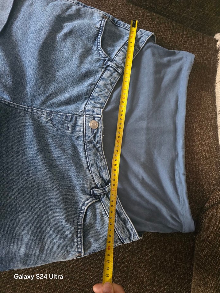 Mavi hamile Denim Şort - Görsel 3