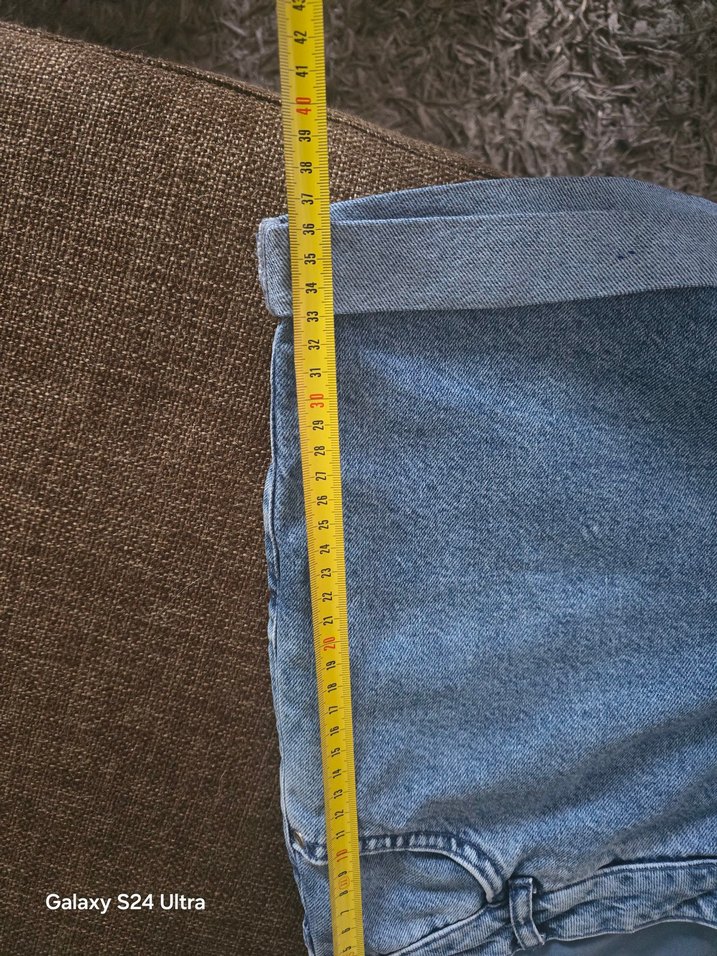 Mavi hamile Denim Şort - Görsel 5