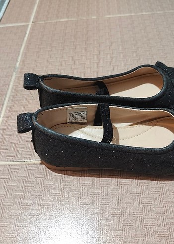 Kız Çocuk Siyah Tokalı Babet Ayakkabı - Görsel 2