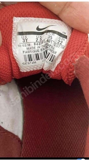 35 Beden Spor Ayakkabı