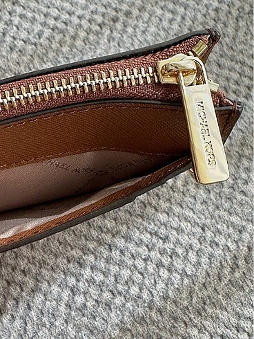  Beden kahverengi Renk Michael kors kadın cüzdan kartlık