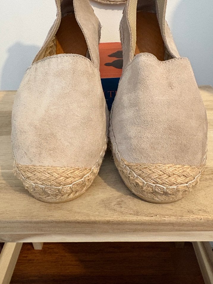 Bej Süet Kadın Espadril - Görsel 2