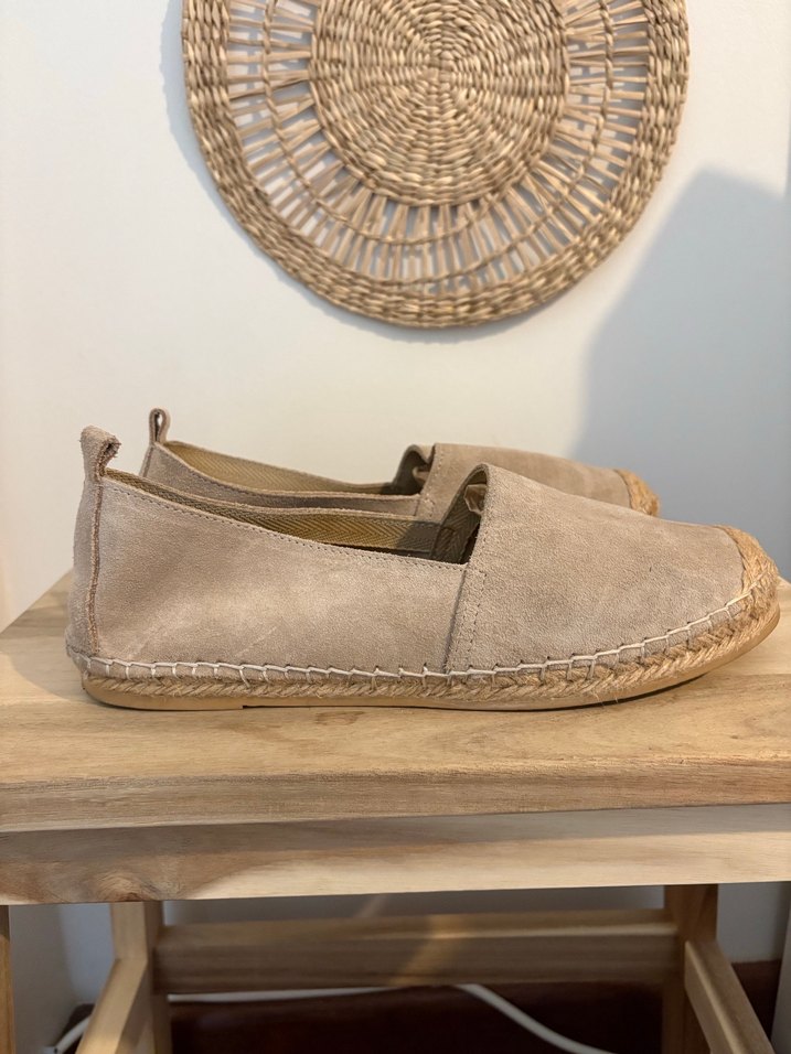 Bej Süet Kadın Espadril - Görsel 3