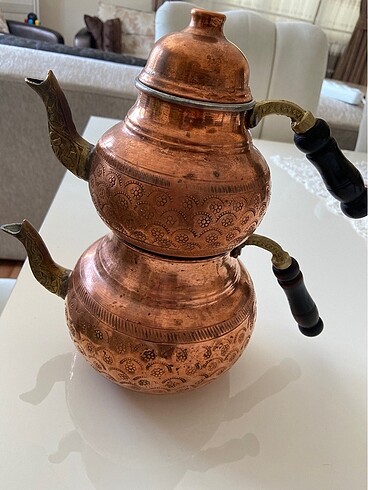 Bakır çaydanlık orijinal bakırdır
