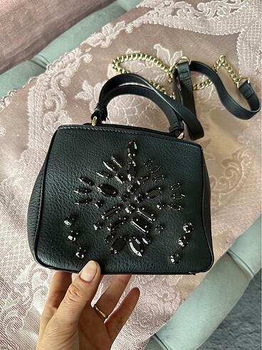 Zara orijinal şık gece çantası
