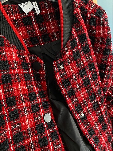 38 Beden bordo Renk Bomber ceket