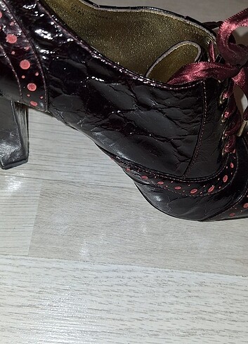 39 Beden bordo Renk Vintage ayakkabı
