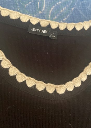 Diğer Zincir Detaylı Siyah Örme Kolsuz Kadın Atlet