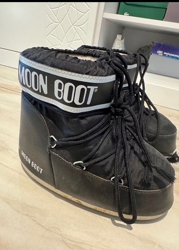Moon Boot  Siyah Bagcikli Kar Botu