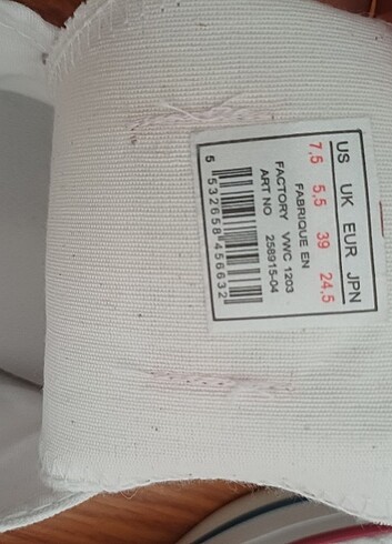 39 Beden beyaz Renk CONVERSE