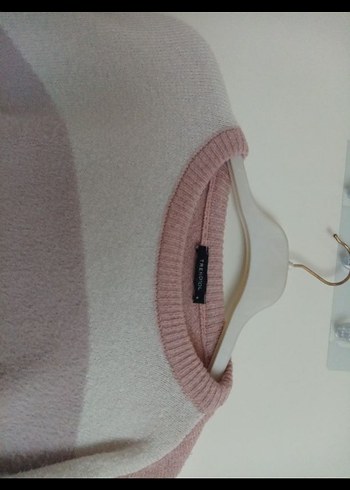 trendyol milla Pembe Renkli Uzun Kollu Triko Kazak - Görsel 2