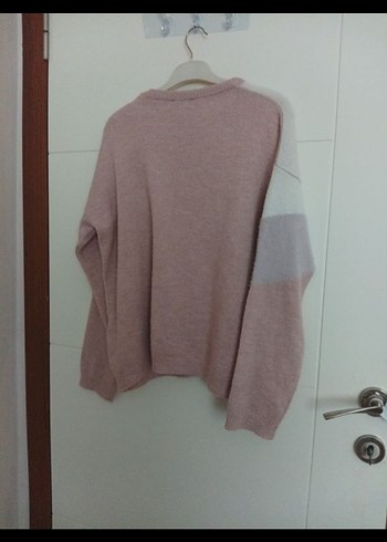 trendyol milla Pembe Renkli Uzun Kollu Triko Kazak - Görsel 3