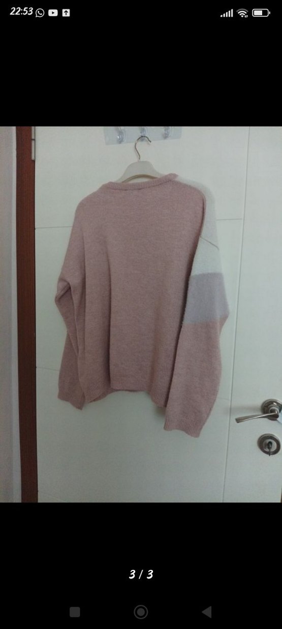 trendyol milla Pembe Renkli Uzun Kollu Triko Kazak - Görsel 3