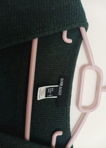 mango Koyu yeşil triko yelek - Görsel 3