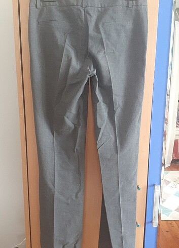 38 Beden Gri kumaş pantolon