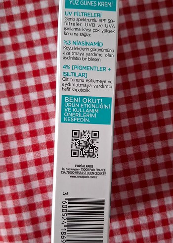 L'Oréal Bright Reveal SPF 50 Renkli Yüz Güneş Kremi - Görsel 3