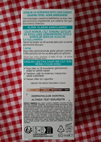 L'Oréal Bright Reveal SPF 50 Renkli Yüz Güneş Kremi - Görsel 2