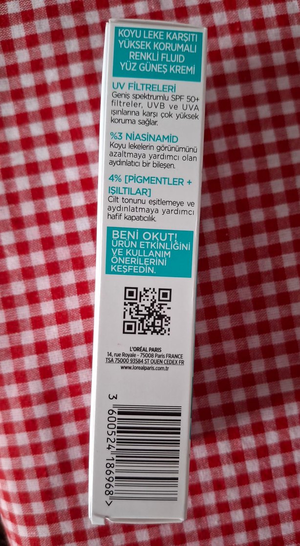 L'Oréal Bright Reveal SPF 50 Renkli Yüz Güneş Kremi - Görsel 3
