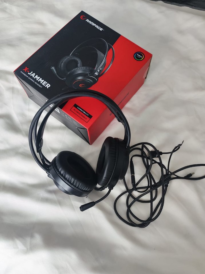 Kırmızı Kablolu Oyun Kulaklığı - Görsel 4