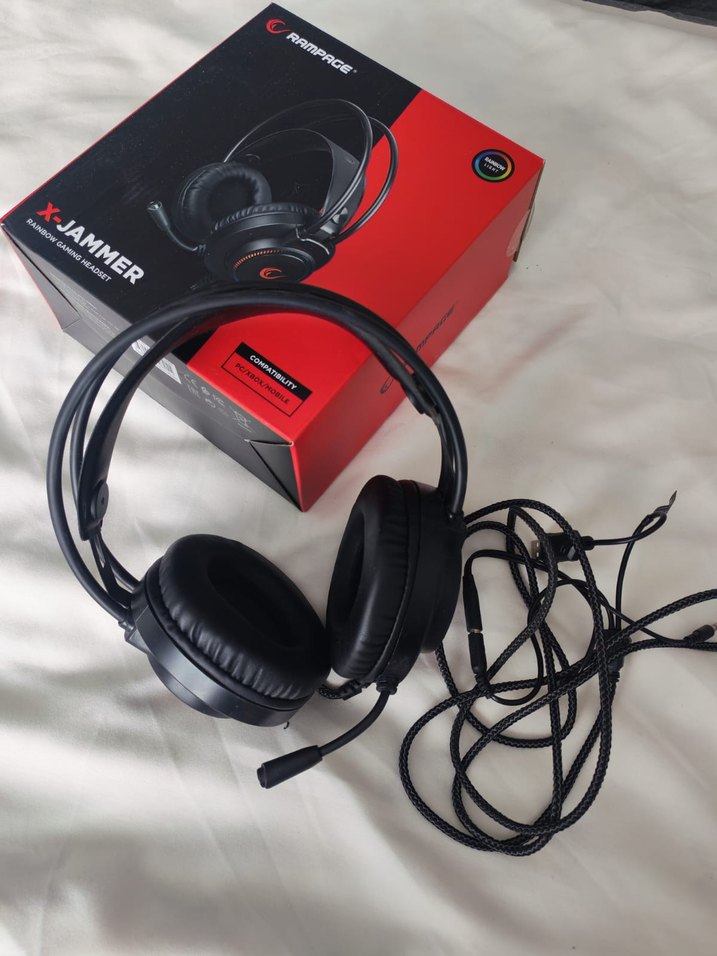 Kırmızı Kablolu Oyun Kulaklığı - Görsel 2