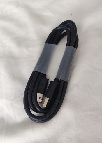 Siyah USB Veri ve Şarj Kablosu - Görsel 2