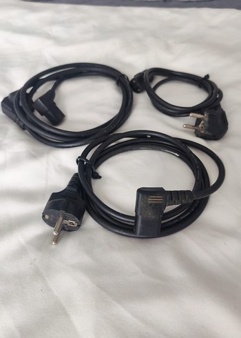 Siyah Güç Kablosu Seti - Görsel 3