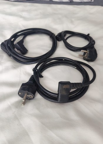 Siyah Güç Kablosu Seti - Görsel 2