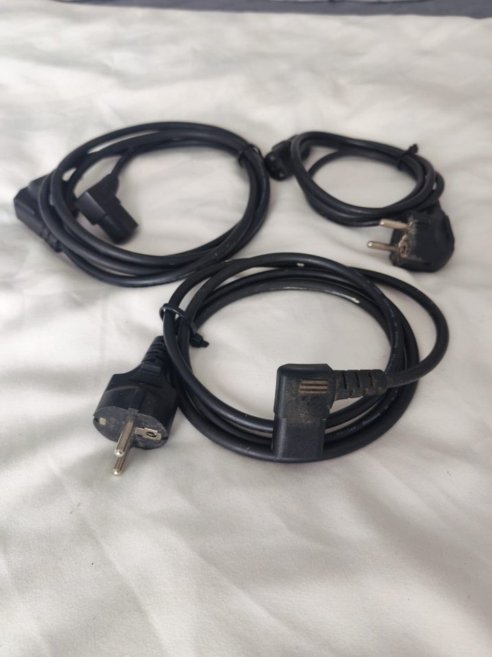 Siyah Güç Kablosu Seti - Görsel 3