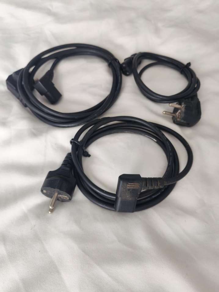 Siyah Güç Kablosu Seti - Görsel 4