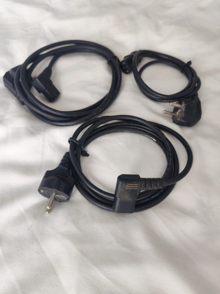 Siyah Güç Kablosu Seti - Görsel 5