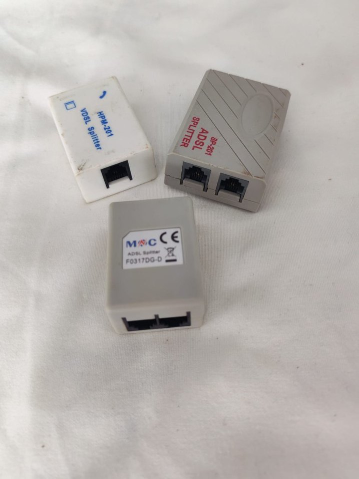 Beyaz ve Gri ADSL Splitter Adaptörler - Görsel 2