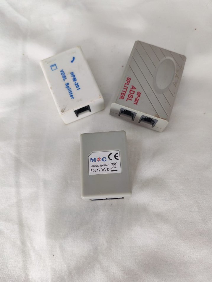 Beyaz ve Gri ADSL Splitter Adaptörler - Görsel 4