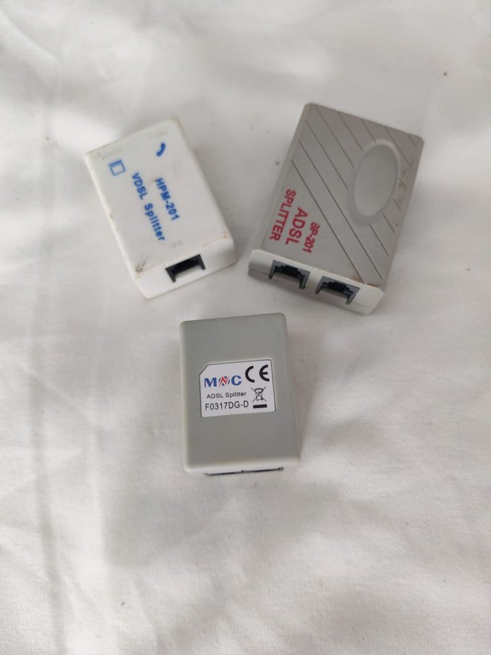 Beyaz ve Gri ADSL Splitter Adaptörler - Görsel 3