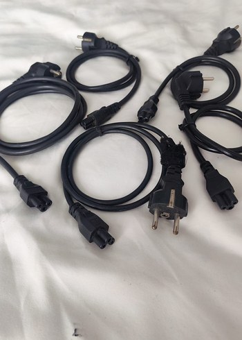 Siyah Güç Kablosu Seti - Görsel 6