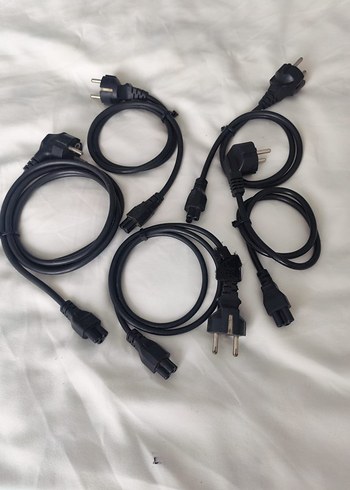 Siyah Güç Kablosu Seti - Görsel 4